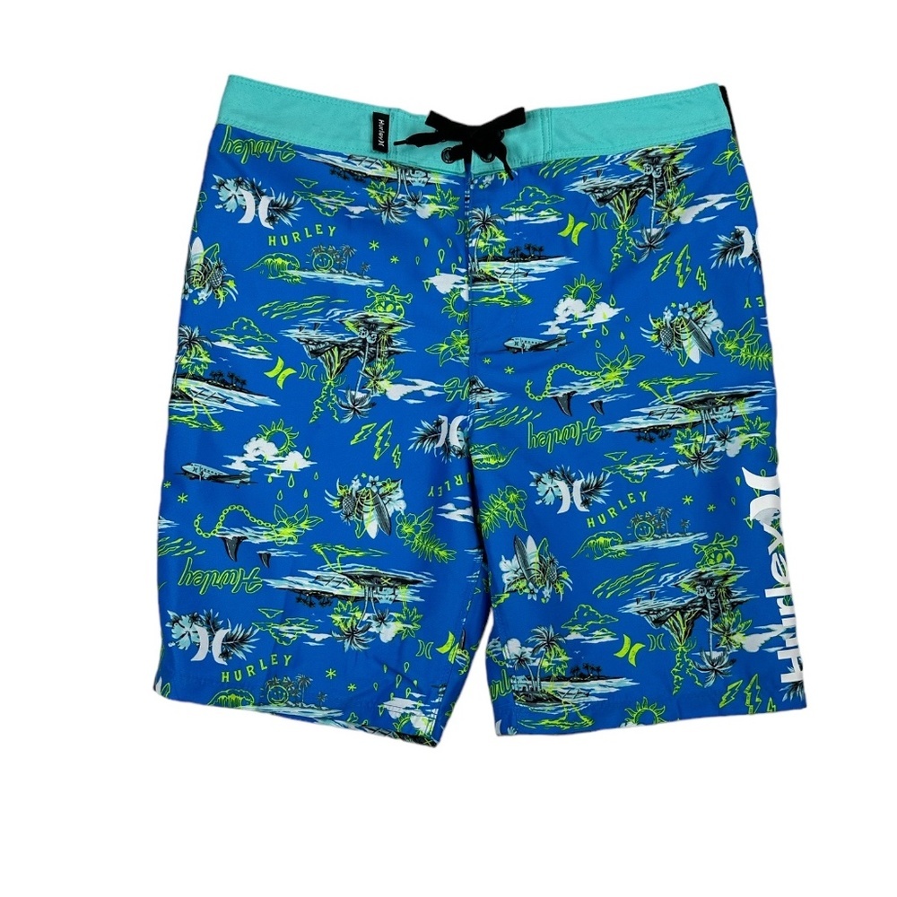 NWT Hurley Island Board‎ shorts sz 14/27 Blue